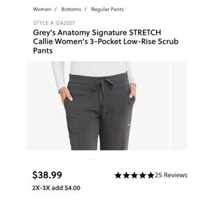 Grey’s Anatomy Scrub Pants - XS